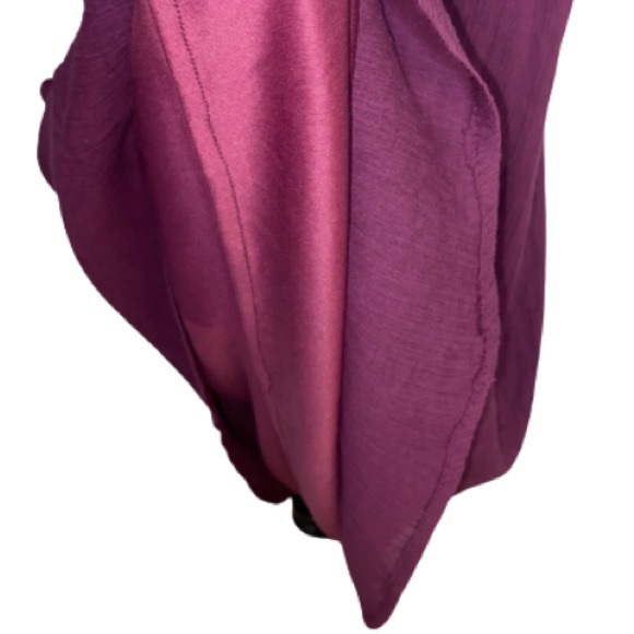 NWT Cassee’s Burgundy Off Shoulder Dress Size 2X - Picture 5 of 6